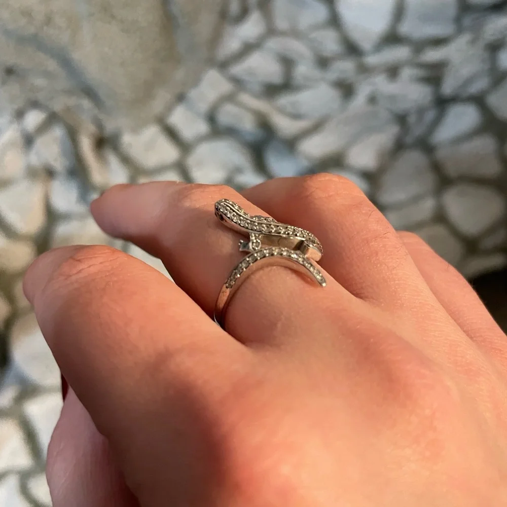 Lizard silver ring - Picture 3 of 5